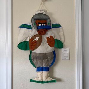 Vintage SEAHAWKS Football Player Hanger Decoration By Colores International